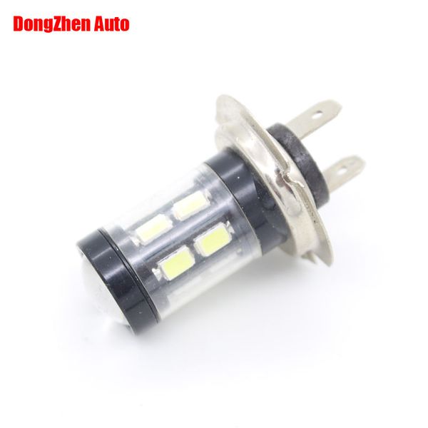 

wholesale 1x car h7 15smd led 5730 canbus no error drl auto moto led external fog lamps bulbs dc 12v 1pcs car styling