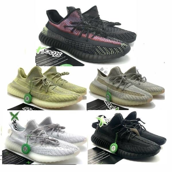 

2019 36 48 2 ye yecheil yereel yeshaya new green black static reflective size eur - v running shoes with box,receipt,socks outdoor