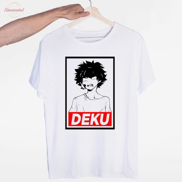 

anime my hero academia izuku midoriya boku no hero academia t shirts short sleeve tshirts womens t shirts fashion 2020, White