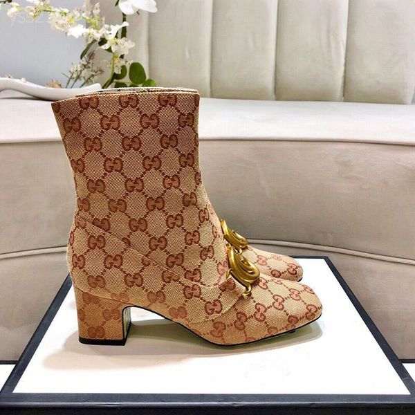 

2020 new color-matching stretch boots children's comfortable thick with autumn and winter lattice short paragraph wild korean women, Black