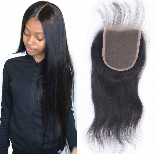 

перуанский человеческих волос straight кружева закрытие 8-20 дюймов 4 * 4 шнурок закрытие три средний свободный часть волос remy закрытие, Black;brown