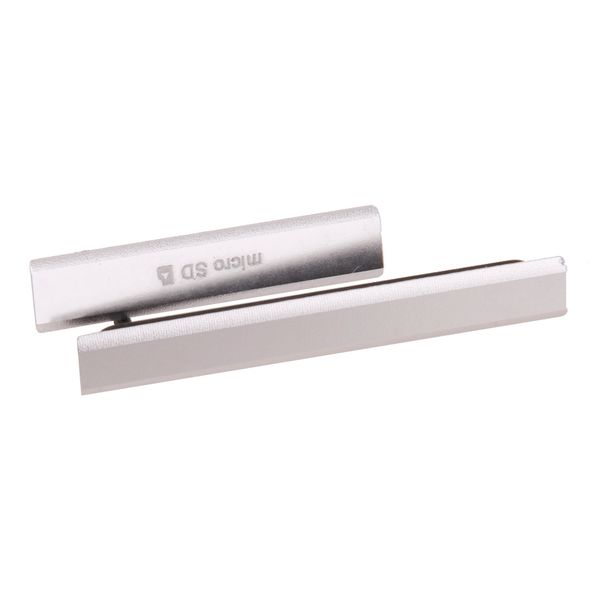 

sim card slot port micro sd usb dust plug cover for sony xperia z2 silver