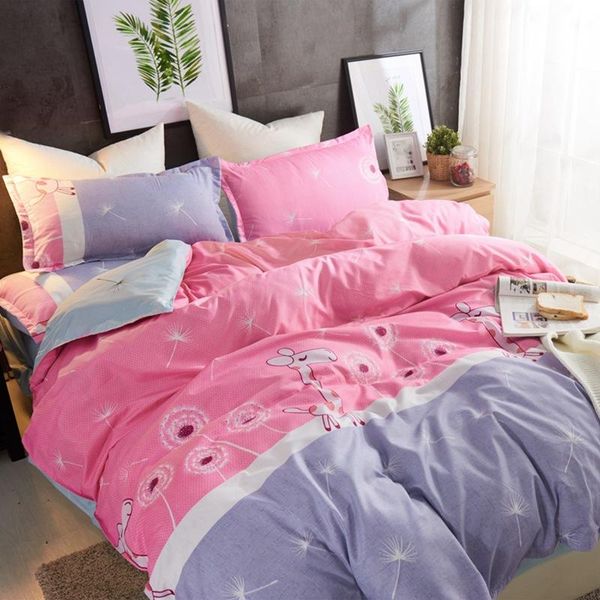 

designer bed comforters sets printing comfortable family bedding set bed linings duvet cover bed sheet pillowcases 4pcs/set