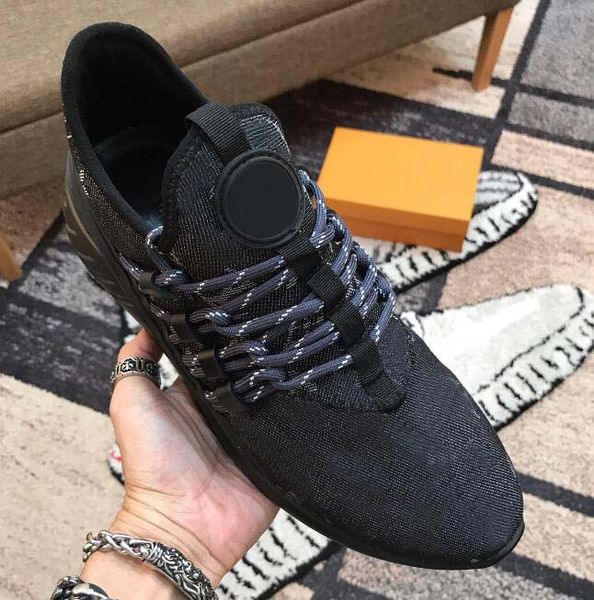 

2019 мужские дизайнерские туфли stretch-knit speed ​​trainer повседневная обувь man дешевые носки кроссовки с низкой платформой chaussures к, Black