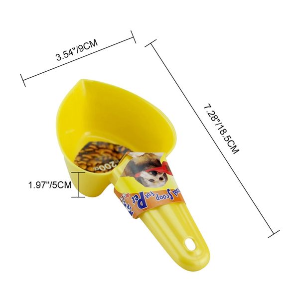 

feeding pet accessories love heart-shaped dog food scoop plastic shovel, cat food spoon tableware dog supplies pet products