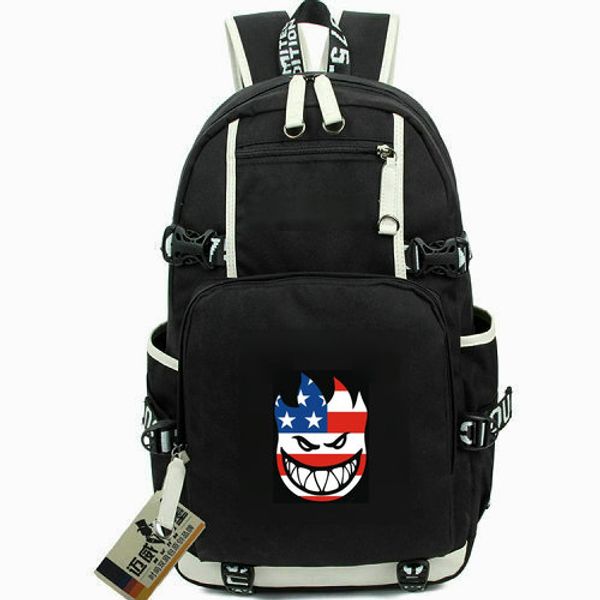 

live to burn backpack spitfire day pack skids street school bag computer packsack quality rucksack sport schoolbag outdoor daypack