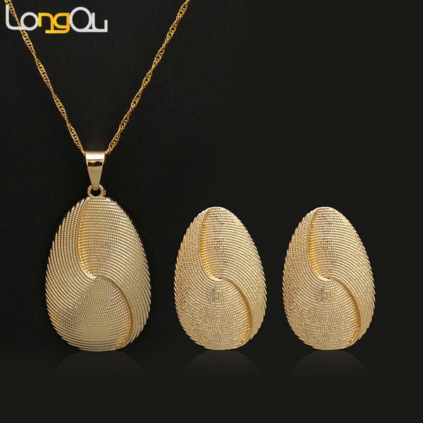 

new arrival luxurious hoop earring pendant set ladies fashion african jewelry set for nigeria women wedding accessories, Silver