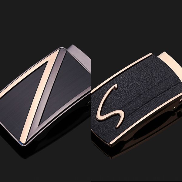 

6tnlc simple alloy toothless automatic casual personalized insert for men's simple alloy toothless automatic buckle belt casual persona, Slivery;black