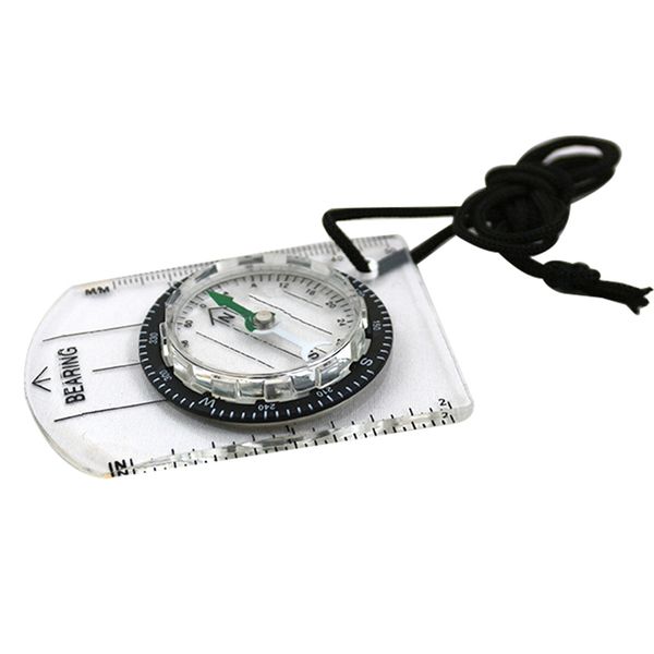

professional mini compass map scale ruler multifunctional equipment outdoor hiking camping survival bussola brujula