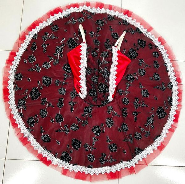 

red classical ballet tutu for baby black red ballet tutus professional tutu pancake dance girls