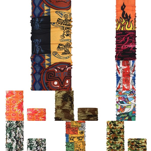 

exj4f новый череп шарф волшебный платок мужской и оголовье задействуя маска для лица пират женщин hip hop party банданы маски, Black