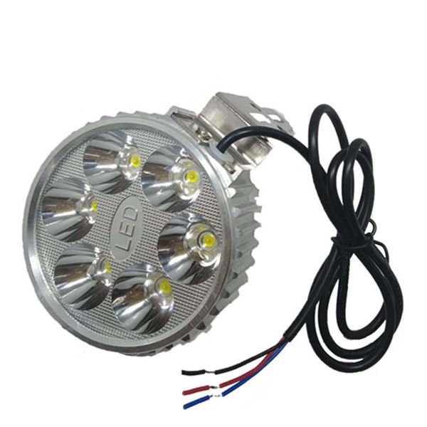 

мотоцикл вел переоборудована фары электрический автомобиль внешняя лампа автомобильная фара 6 бусин 18w супер яркий headlamp 12v48v80v общий