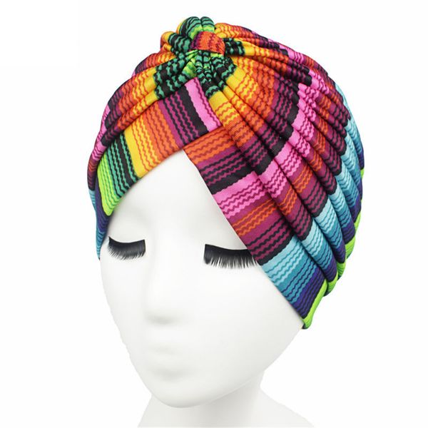 

summer women hat printing chemo hat beanie islam muslim scarf stretch turban head wrap cap hair accessories 2019 new arrival, Blue;gray