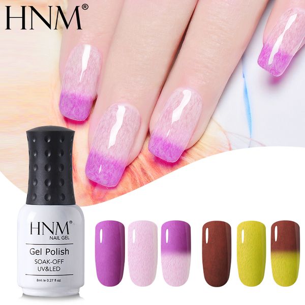 

hnm new fax fur color change 8ml semi permanent lucky lacquer enamel led lamp nail polish thermal painting gellak primer