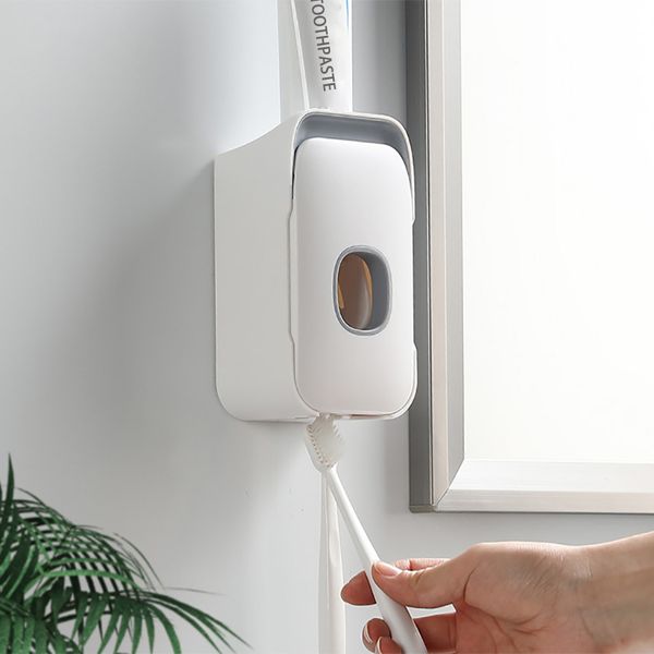 

automatic toothpaste squeezer toothbrush dispenser wall mounted household toothbrush holder toothpaste squeezer bathroom acces