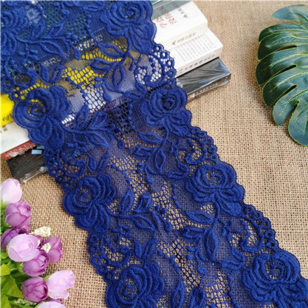 

3yard / серия e2007 ширина 15см ярко-красный последний тип густого широкий кант кружева для одежды края украшения, Black