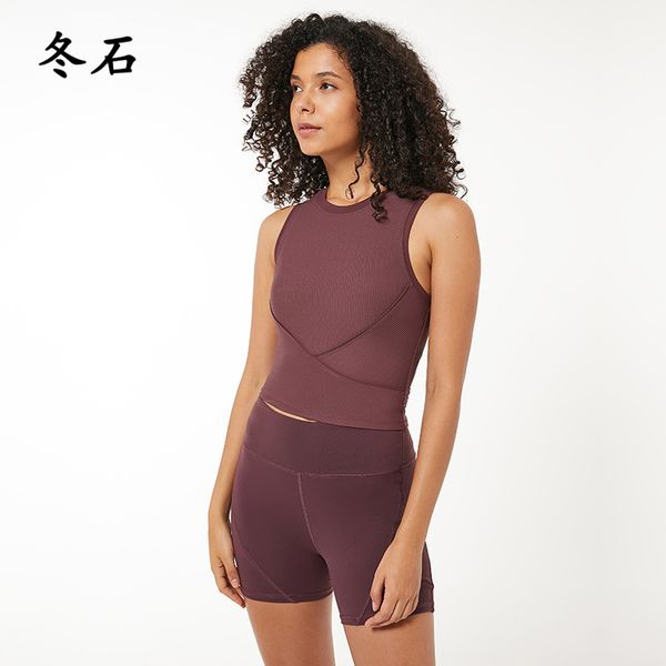 

yoga outfits women shirts sports fitness crop bra solid running shirt sport gym clothes tank sportswear with pad, White;red