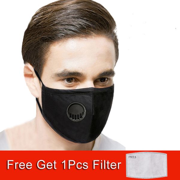

breathable cotton mouth anti dust mask activated carbon filter windproof face masks care
