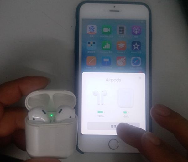 

2019 double ear bluetooth earphone head et a upercopy airpod work touch voice control hight quality earphone