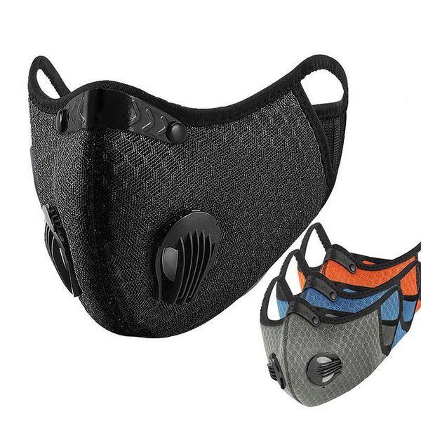 

in stock cycling face mask activated carbon with filter pm2.5 anti-pollution sport running training mtb road bike protection dust mask