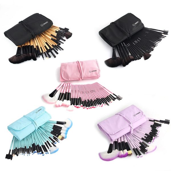 

32pcs professional makeup brushes set make up powder brush pinceaux maquillage beauty cosmetic tools kit with pu leather case brush bag