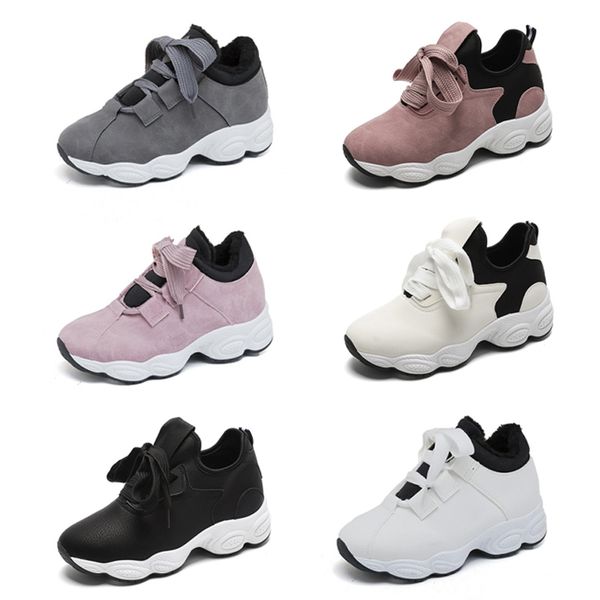 

luxury non-brand running shoes women chaussures white black pink grey suede outdoor breathable sports sneakers 36-40 style 15