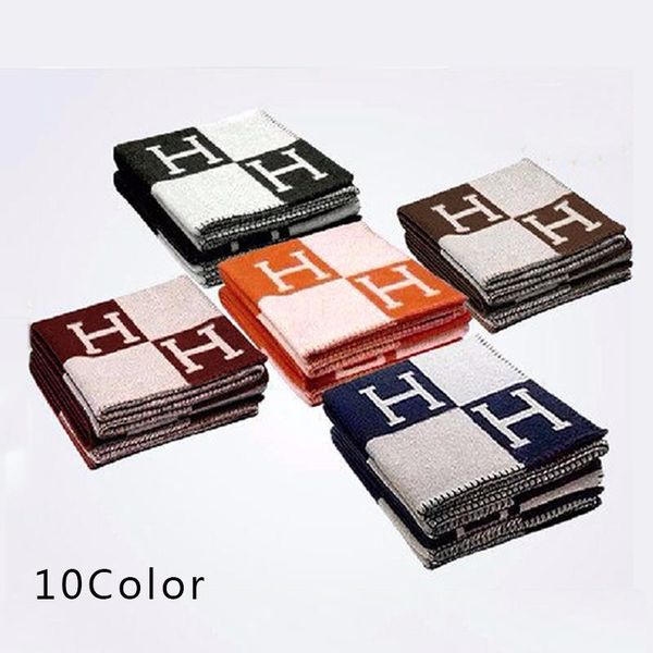 

2018 initial letter h cashmere knitted throw blanket crochet wool plaid for couch/chair/love seat/car camping blanket shawl