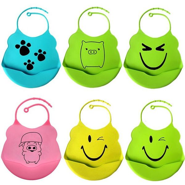 

bandana bibs for babies children's bib silicone baby boy girl feeding dribble kerchief slabber waterproof plastic burp cloth