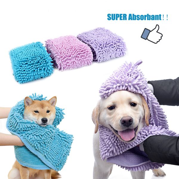 

pet dog bath towel soft cat bath cleaning wipes towel microfiber super absorbent pet drying for small medium large dogs