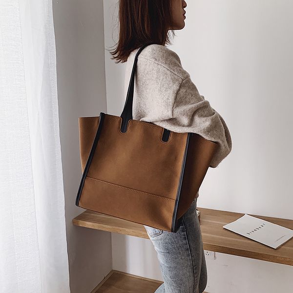 

2020 solid color fashion quality soft pu leather custom ladies shoulder bag handbag large capacity women bag