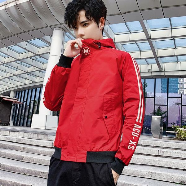 

wu jian dao 2019 autumn men jacket coat new style hooded fashion street popular brand hip hop japanese style men's wear, Black;brown