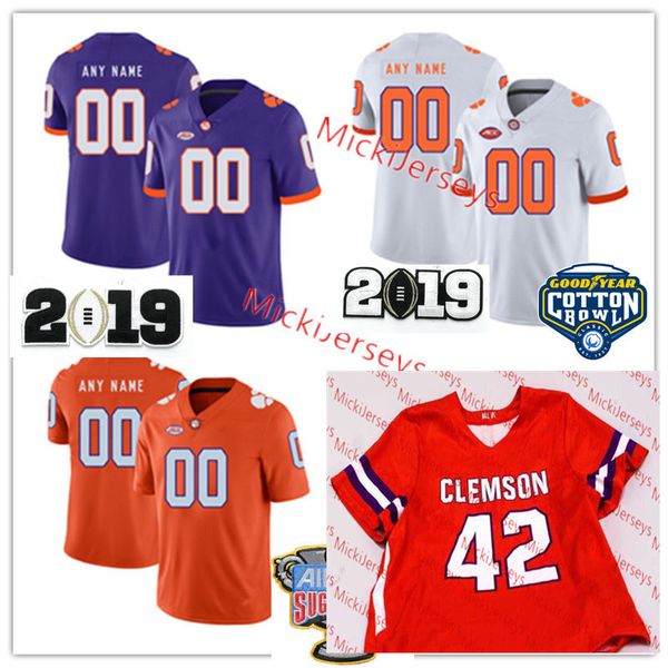 

Mens Custom NCAA Clemson Tigers Football Jersey 2 Sammy Watkins 6 DeAndre Hopkins 44 Levon Kirkland 28 C.J. SPILLER Clemson Tigers Jersey