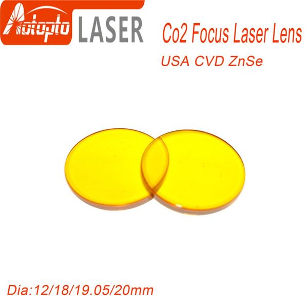 

usa cvd znse co2 laser focus lens dia.18 19.05 20mm fl 38.1 50.8 63.5 76.2 101.6 127mm