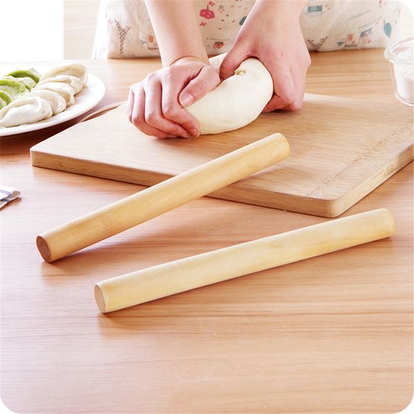 

wood cylindrical rolling pins dumpling noodles cookie pie making tools kitchen supplies 4 size