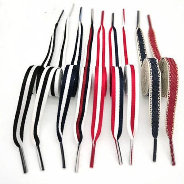 

1pair colorful laces polyester red mixed color shoelaces 100cm women men colorful leather sports casual chromatic shoe lace, Black