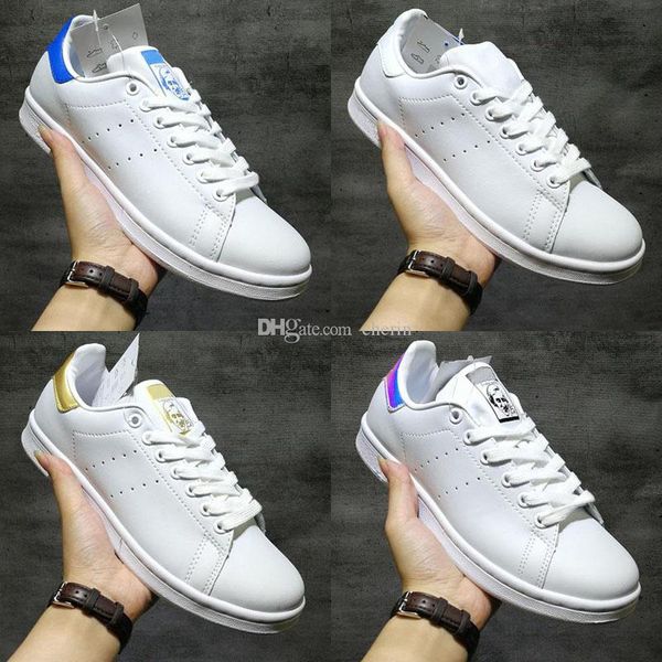 

2019 smith casual shoes raf simons stan smiths spring copper white pink black fashion man leather brand woman man shoes flats sneakers