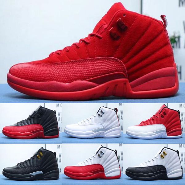 

jumpman xii gym red bulls vachetta tan navy michigan sports retro basketball shoes mens trainers 12s suede us 7-12