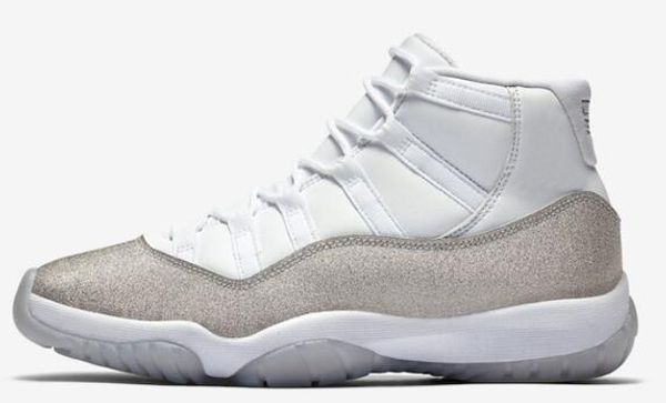 

new 11 wmns metallic silver bred prm heiress gym red chicago midnight navy 11s space jam basketball shoes mens sports athletics 36-47