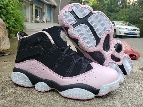 

2019 6s women six rings black pink outdoor shoes fashion designer shoes size 5.5-8.5
