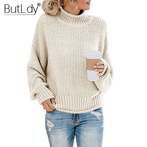 

turtleneck apricot sweater women 2019 autumn winter new style solid color pullovers slim long sleeve kintted warm sweater, White;black