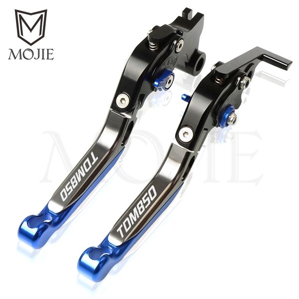 

motorcycle accessories cnc adjustable folding extendable brake clutch levers for yamaha tdm 850 tdm850 1991-2002 1992 1993 1994