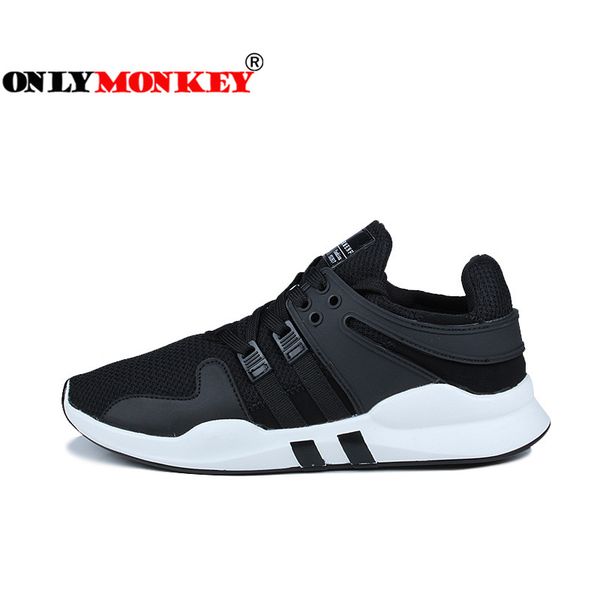 

onlymonkey men breathable running shoes light weight lace up sport shoes summer comfortable running sneakers for men