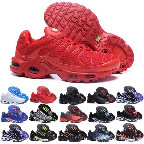 

2019 designer plus tn se greedy running shoes mens trainers chaussures tns ultra breathable sneakers zapatillas de sports schuhe size 40-46, Black