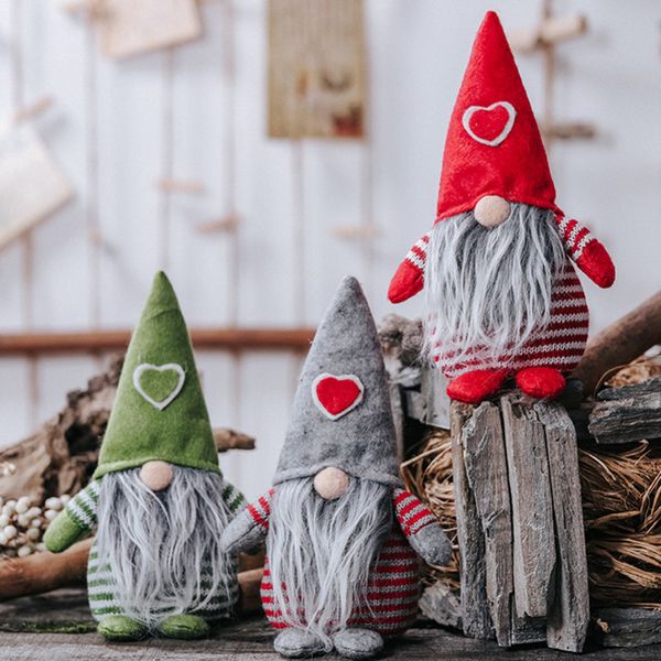 

9*11cm merry christmas santa claus doll deskdecoration christmas party supplies store home xmas tree hanging drop ornament