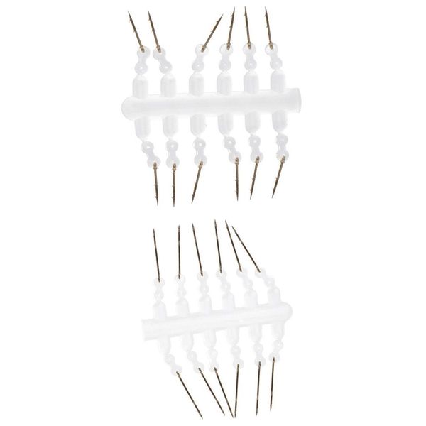 

24x bait spikes with round terminal rig for carp rigs hooks 10mm & 15mm