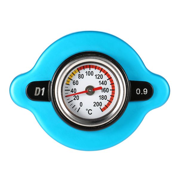 

new 0.9 bar thermostatic radiator cap cover with water temp temperature gauge for truck forklift trailer