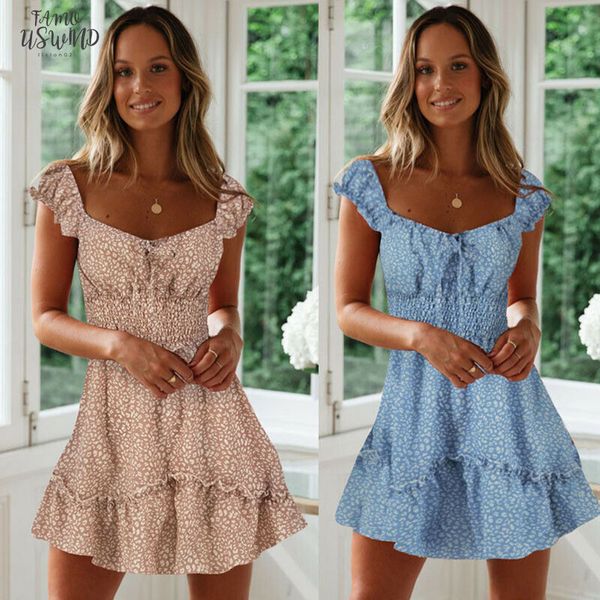 

women summer boho floral short mini dress evening party beach dresses holiday twill sundress drop shipping, Black;gray