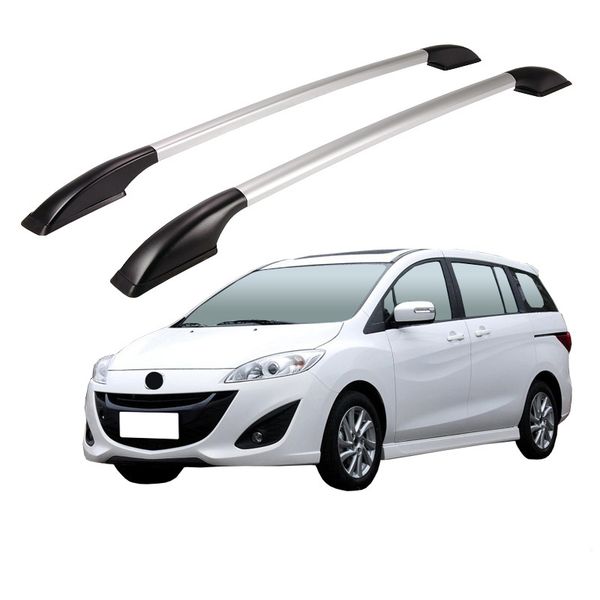 

hole 3m sticker aluminium alloy side bars rail roof rack luggage carrier for mazda 5 mx-5 2007 2009 2011 2013 da037