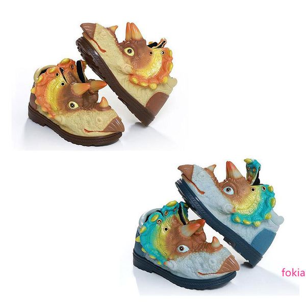 

creative 3d dinosaur shoes kids shoes baby girls boys medium children's sports keep warm soft comfortable size 25-30 style 6