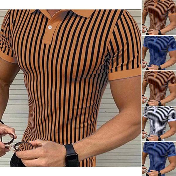 

incerun мужчины полосатые рубашки с коротким рукавом причинная отворотом блуза человек мода бизнес марка рубашки лето отдыха hombre сорочка, White;black